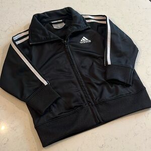 Adidas Zip-Up Jacket/sweatshirt in Black.  Size 12M